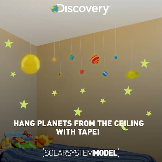 Shop For The Discovery 3d Glowing Solar System Kit At Michaels